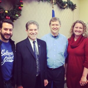 Software for Good team with Secretary of State Mark Ritchie