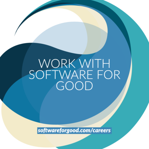 Software for Good logo with text 