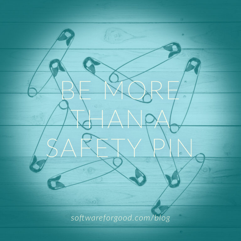 Be More Than a Safety Pin