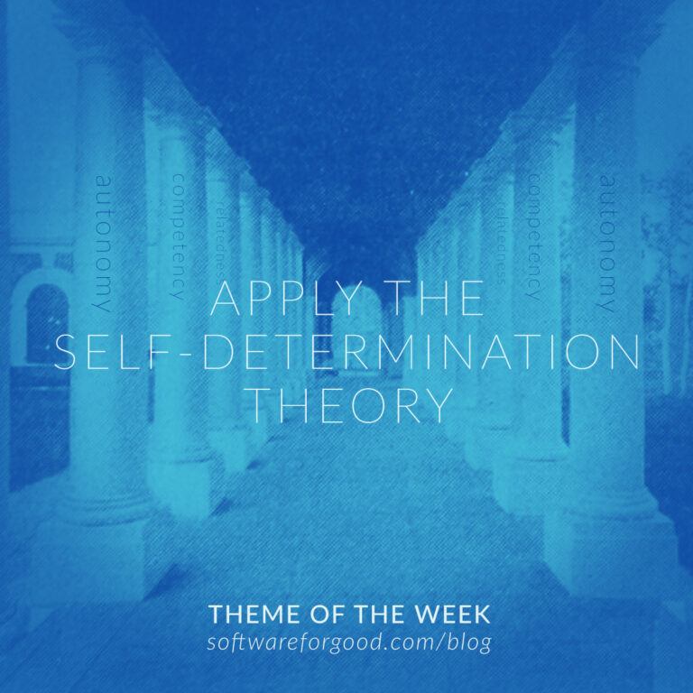 Apply the Self-Determination Theory