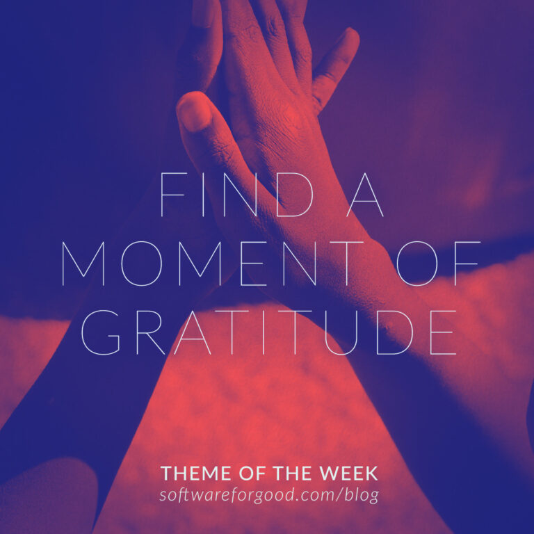 Find a Moment of Gratitude