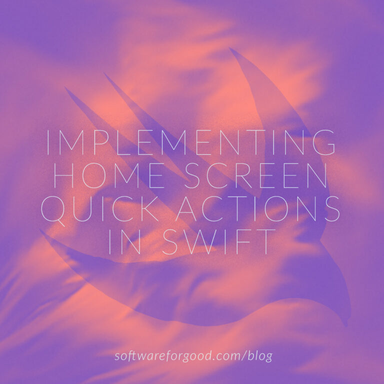 Implementing Home Screen Quick Actions in Swift