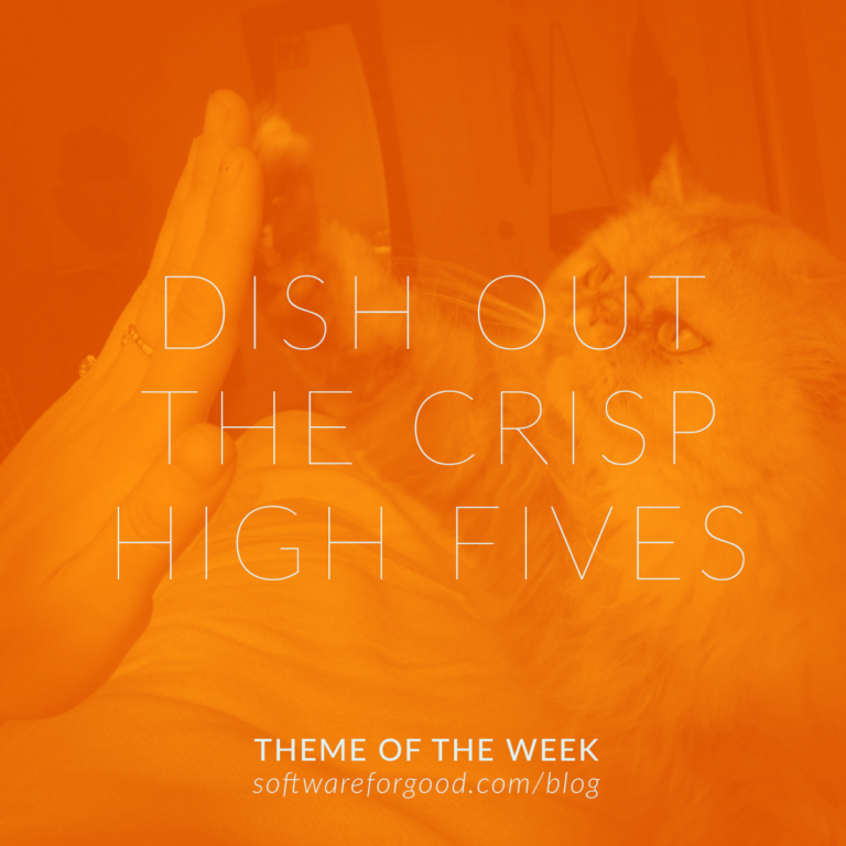 Dish out the Crisp High Fives