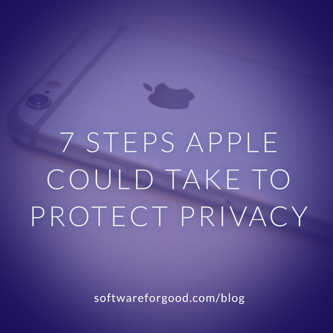 7 Steps Apple Could Take to Protect Privacy