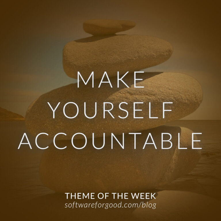 Make Yourself Accountable