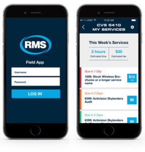 RMS mobile app