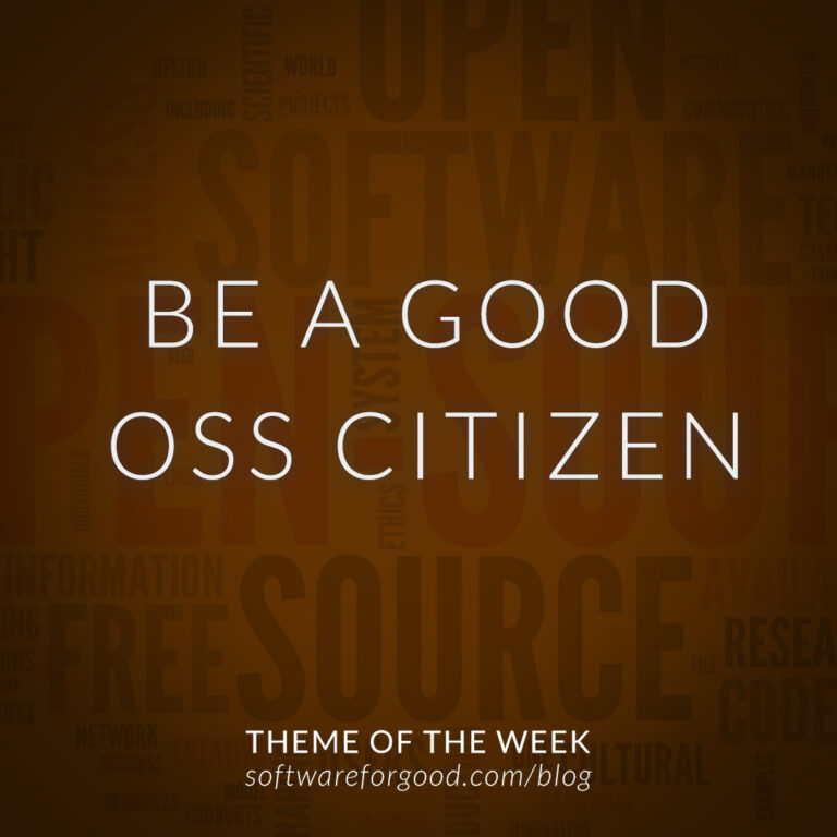 Be a Good OSS Citizen