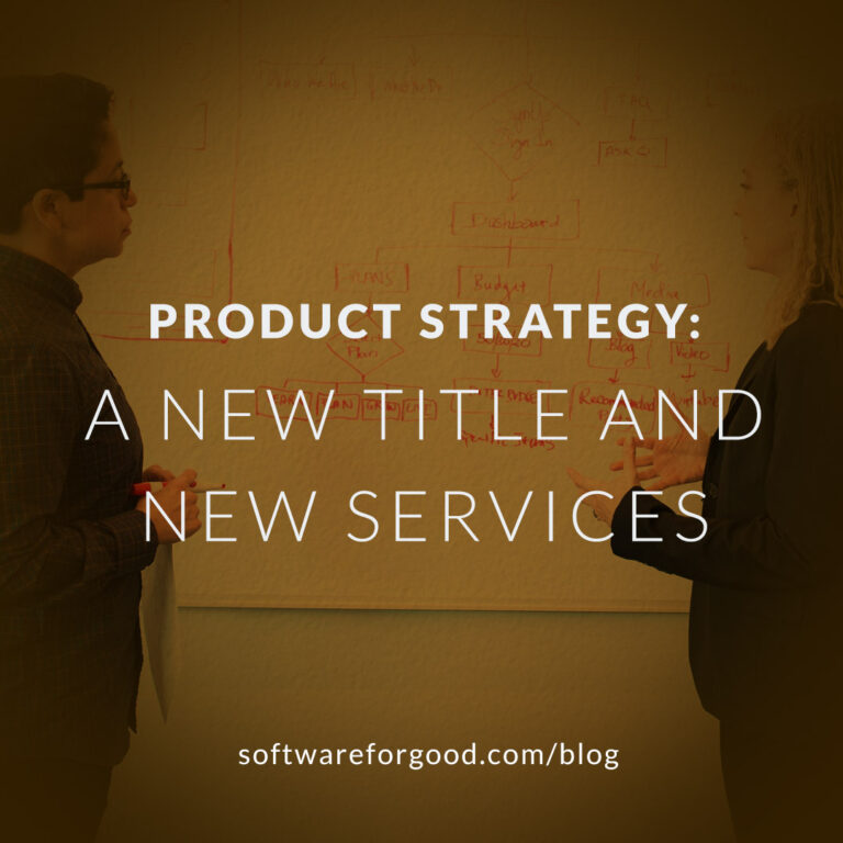 Product Strategy: A New Title and New Services