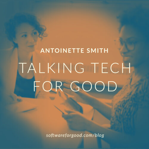 Antoinette Smith Talking Tech for Good.