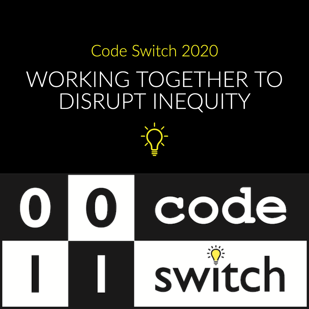 Image with Code Switch logo and text 