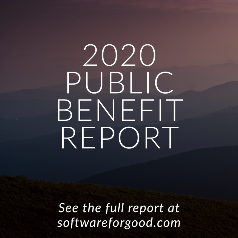 2020 Public Benefit Report: Tech for Good in a Time of Uncertainty