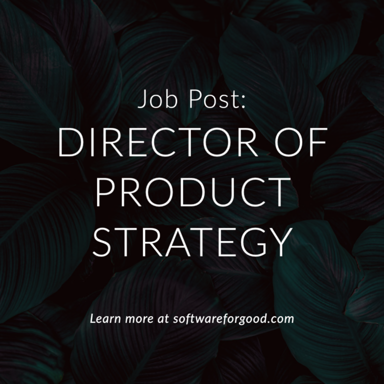 Job Post: Director of Product Strategy