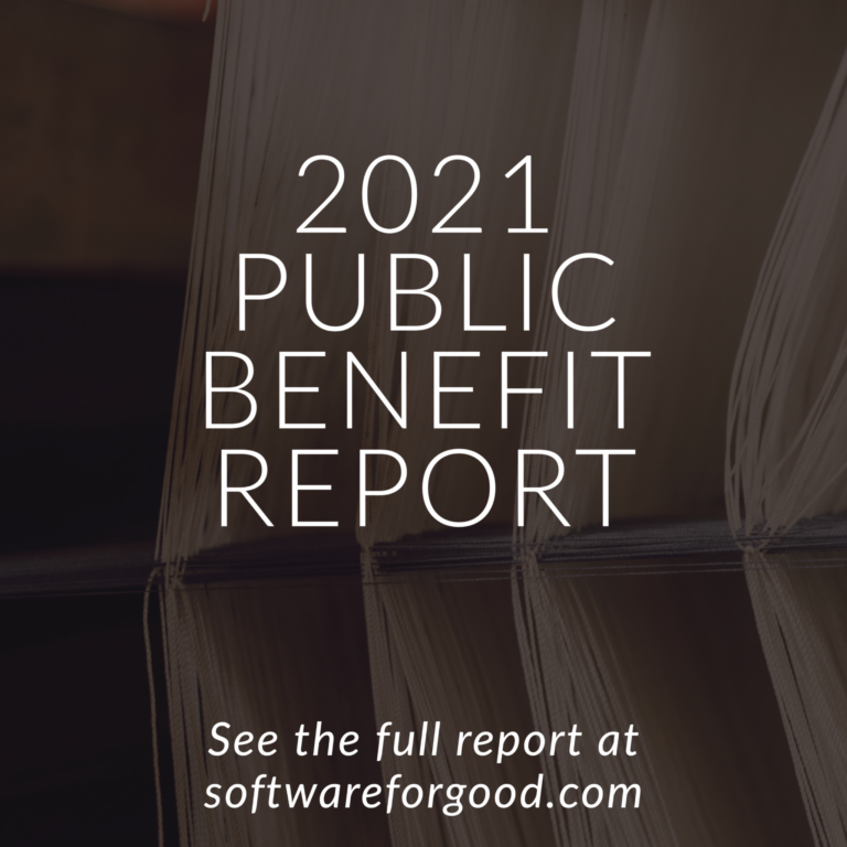 2021 Public Benefit Report: Tech for Inclusion & Transformation