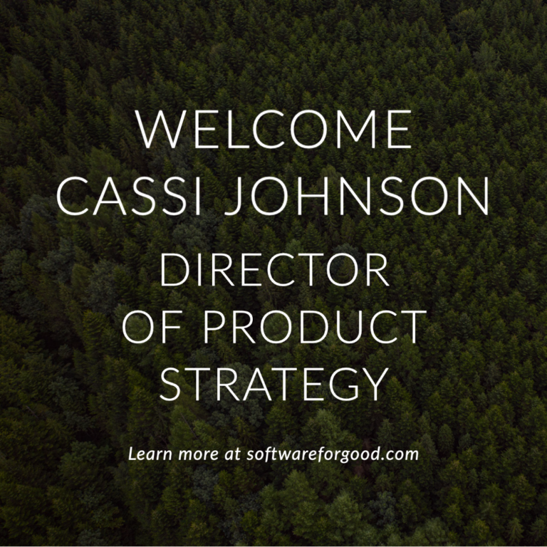 Welcome Cassi Johnson, Director of Product Strategy