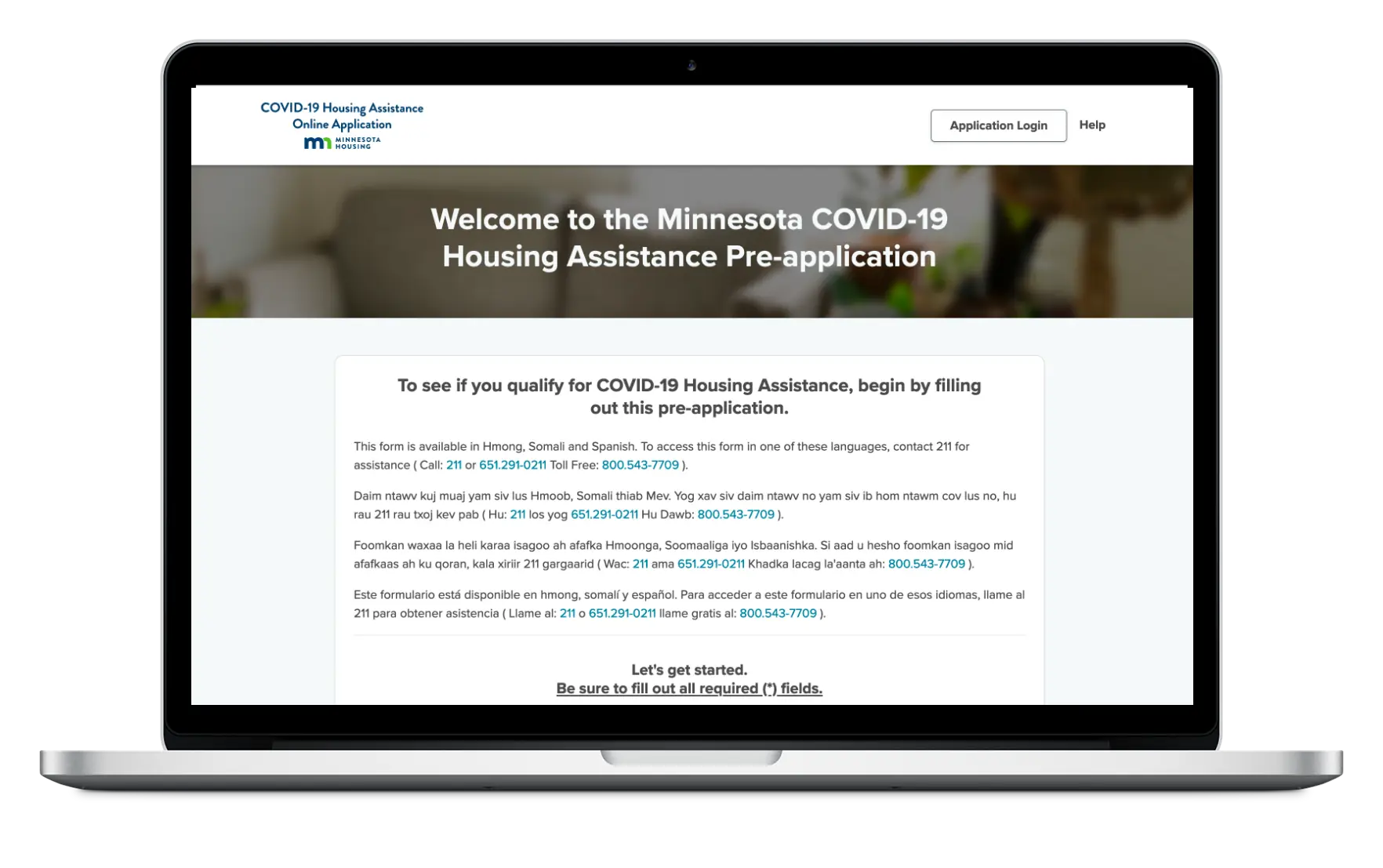 Image showing details for - To provide relief for people struggling to pay housing bills during the pandemic, the state of Minnesota partnered with our client HousingLink on the COVID-19 Housing Assistance Program. Software for Good built the technology platform, crafting a system to help distribute more than $70 million in assistance.